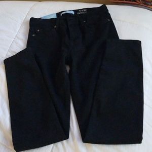 7 For All Mankind Ankle Skinny Black Jeans, 26
